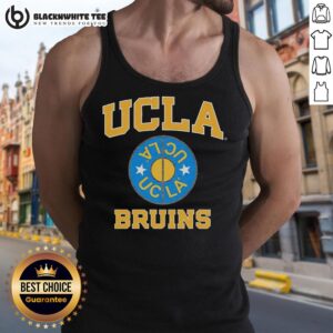 Retro UCLA Bruins Basketball 2026 logo tank top, showcasing vibrant colors and classic design for fans.