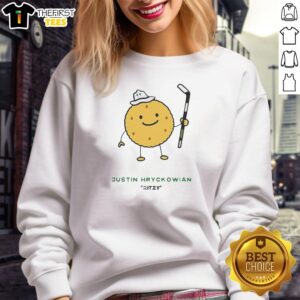 Alt Text: Premium Justin Hryckowian Ritzy Dallas Stars NHL sweatshirt featuring a funny design, perfect for hockey fans.