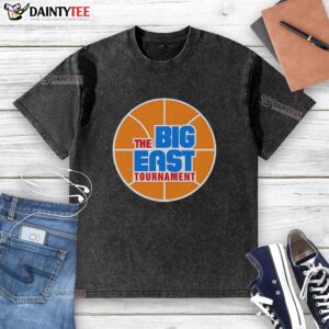 Premium vintage washed t-shirt featuring Big East Tournament National Champions design for NCAA Final Four fans.