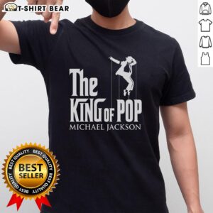 Official The King Of Pop Michael Jackson T-Shirt featuring iconic design and vibrant colors, perfect for fans and collectors.