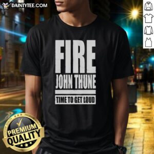 Original Fire John Thune Anti Rhino vintage t-shirt featuring bold graphics and a retro design for political activism.