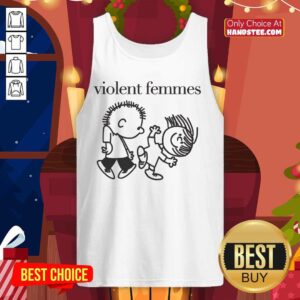 Premium Violent Femmes tank top featuring iconic band logo and stylish design for music fans and casual wear.
