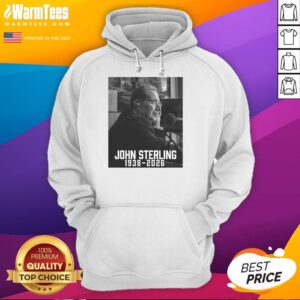Top John Sterling Rest In Peace 19382026 hoodie in black, featuring a classic design for sports fans and memorial tributes.
