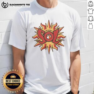 Top Miami Sol '00 T-Shirt featuring vibrant colors and retro design, perfect for fans of Miami style and nostalgia.