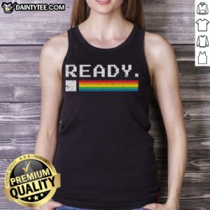 Stylish Nice Commodore 64 ready tank top featuring retro gaming graphics, perfect for 80s nostalgia fans.