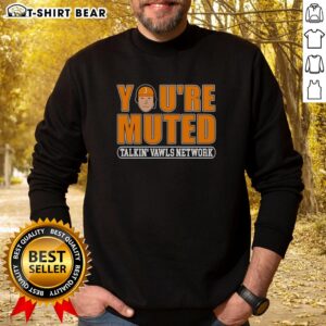 Funny Tennessee podcast sweatshirt featuring 'Top You're Muted' design from Vawls Network - perfect for fans of J-Man.