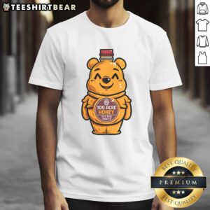 Cute Bear Honey Bottle T-Shirt featuring an adorable bear design and vibrant honey bottle graphics.