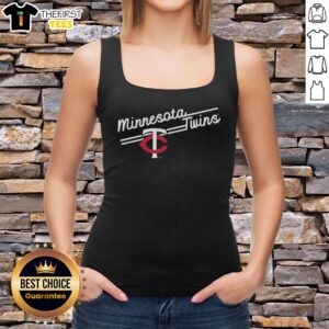 Top Minnesota Twins Soft As A Grape tank top featuring vibrant team colors and logo, perfect for baseball fans.