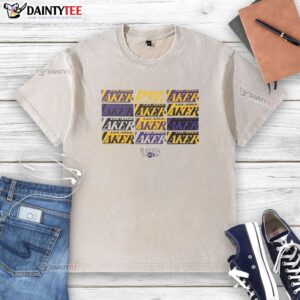 Good Los Angeles Lakers 2026 Playoffs Game 3 washed t-shirt featuring vibrant team colors and logo design.