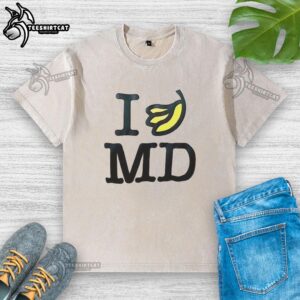 Alt Text: Good I Banana MD Washed T-Shirt in vibrant yellow, featuring a playful banana graphic, perfect for casual outfits.