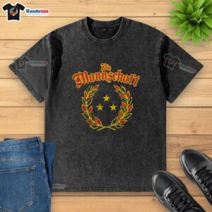 Alt Text: Nice Die Mannschaft Germany washed t-shirt featuring the national team logo in a stylish design.