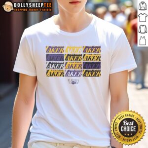 Alt Text: Top Los Angeles Lakers 2026 Playoffs Game 3 T-Shirt featuring team logo and vibrant colors for fans.