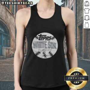 Awesome Chicago White Sox MLB X Topps Baseball tank top featuring vibrant graphics and a stylish design for fans.