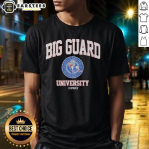 Alt Text: Awesome Fiducia Processu Phly Big Guard University 2026 T-Shirt featuring bold graphics and vibrant colors.