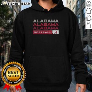 Alabama Crimson Tide college softball hype hoodie, featuring team colors and logo for passionate fans and athletes.