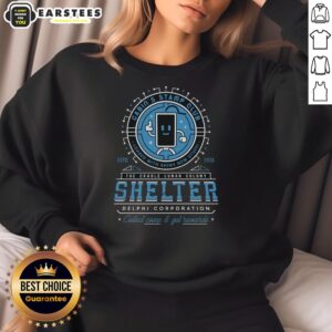Cozy sweatshirt featuring Nice Cabin Coins Stamp Club emblem, perfect for fans of collectibles and cabin aesthetics.