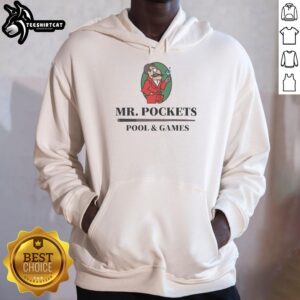Hot Mr. Pockets Pool and Games Hoodie in vibrant colors, showcasing a stylish design perfect for game enthusiasts.