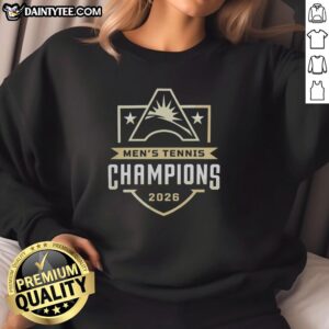 Alt Text: Hot Stetson Hatters 2026 ASUN Men's Tennis Champions sweatshirt showcasing team pride and athletic achievement.