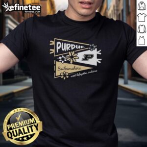 Good Purdue Boilermakers Flags West Lafayette Indiana T-Shirt featuring vibrant team colors and iconic logo design.