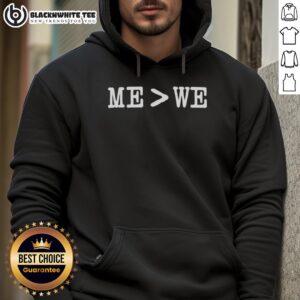 Official Me Is Greater Than We Hoodie showcasing a stylish design for self-expression and individuality.