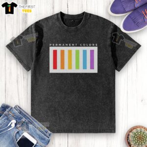 Top Permanent Colors Washed T-Shirt in vibrant hues, showcasing style and comfort for casual wear.
