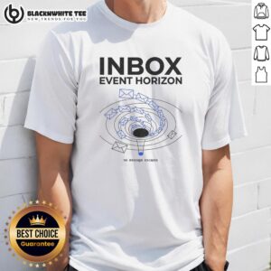 Awesome Inbox Event Horizon T-Shirt featuring a cosmic design and vibrant colors, perfect for space enthusiasts.