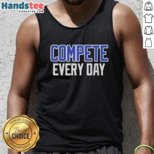 Awesome Cowboys Compete Every Day Tank Top featuring bold graphics and a stylish design for cowboys and rodeo fans.