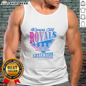 2026 Kansas City Royals City Connect tank top featuring 'Hey Hey Hey Hey' design, perfect for baseball fans.