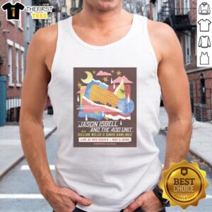 Alt Text: Awesome Jason Isbell and The 400 Unit concert tour poster tank top, Morrison, CO, May 02, 2026.