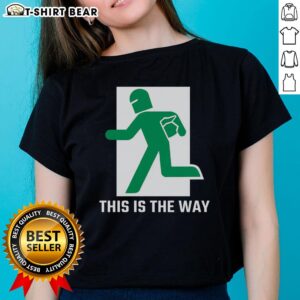 Official This Is The Way Ladies Tee featuring a stylish design perfect for casual wear and Star Wars fans.