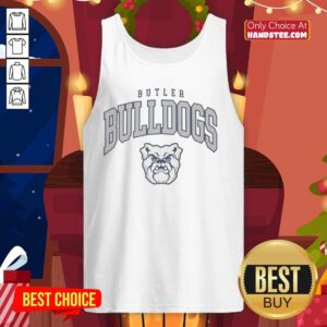 Premium Butler Bulldogs Classic Logo Tank Top featuring the iconic bulldog logo in vibrant colors.