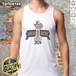 Alt Text: Official Montana State Bobcats Gold Rush 2026 tank top featuring team colors and logo, perfect for game day.