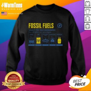 Awesome Fossil Fuels Pre-Apocalypse Sweatshirt featuring bold graphics for eco-conscious fashion lovers.