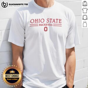 Top Ohio State Buckeyes Champion T-Shirt featuring bold team logo and vibrant colors, perfect for fans and game days.