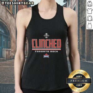 Good Toronto Rock Clinched NLL 2026 Playoffs Logo Tank Top showcasing team pride and playoff spirit.