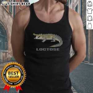 Official Loctose Gator Tank Top featuring a vibrant gator graphic, perfect for summer casual wear and outdoor adventures.