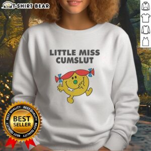 Awesome Little Miss Cumslut Sweatshirt showcasing a trendy design perfect for casual wear and expressing bold fashion statements.