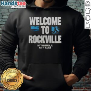 Top Welcome to Rockville 2026 hoodie featuring vibrant design and festival branding, perfect for music lovers.