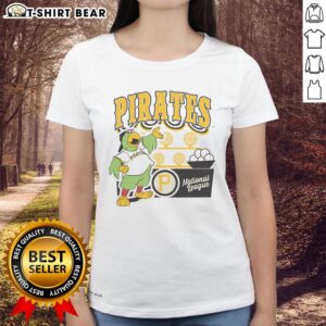 Top Mitchell & Ness Cream Pittsburgh Pirates Step Back Up Ladies Tee showcasing stylish design for female fans.