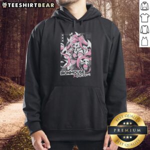 Ironmouse X Dokomi anime hoodie featuring vibrant colors and unique design, perfect for anime fans and collectors.