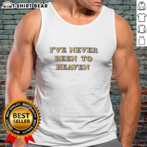 Alt Text: Original Minnesota Wild 'I've Never Been to Heaven' tank top featuring bold graphics and a comfortable fit.