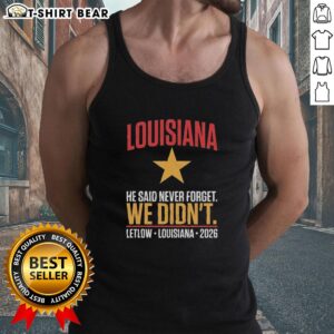 Nice Julia Letlow, Trump-endorsed winner of Louisiana Senate primary 2026, wearing a tank top celebrating her victory.