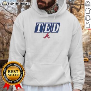 Awesome Atlanta Braves Memorial Ted Turner hoodie featuring vibrant team colors and iconic logo for dedicated fans.