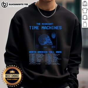 Top The Midnight Time Machines North America Fall 2026 Shows Poster on a stylish sweatshirt design.