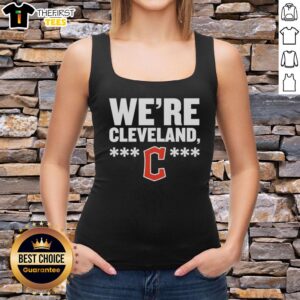 Premium Cleveland Guardians logo tank top featuring vibrant colors and comfortable fit for fans.