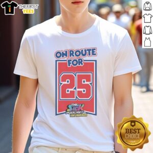 Awesome On Route For 25 The Sick Podcast T-Shirt featuring Tony Marinaro design, perfect for fans and collectors.