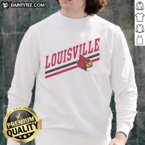 Awesome Louisville Sideline Ash Sweatshirt featuring team logo and soft fabric, perfect for game day and casual wear.
