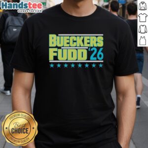 Awesome Bueckers Fudd 2026 T-Shirt featuring a stylish design for fans of basketball and sports apparel.