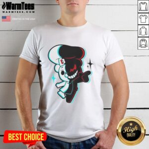 Premium Danganronpa Monokuma T-Shirt featuring a vibrant graphic of Monokuma on a soft, comfortable fabric.