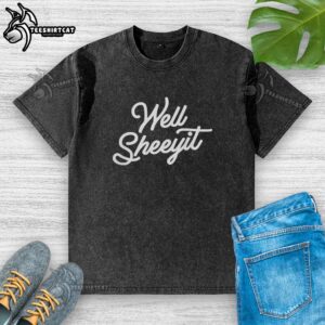 Official Well Sheeyit Basic Washed T-Shirt in soft fabric, perfect for casual wear and everyday style.